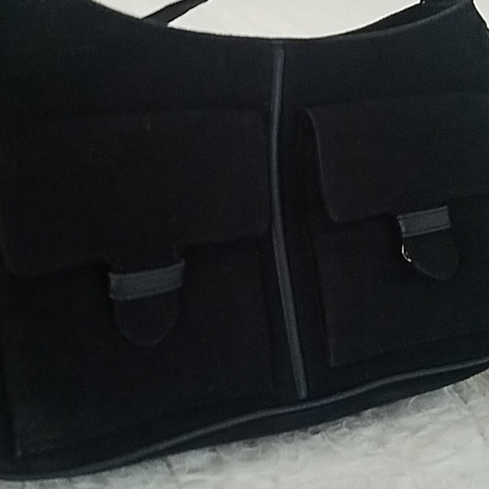 Small Black Shoulder Bag by Villager